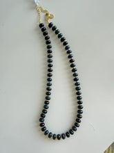 Load image into Gallery viewer, Smith &amp; Co Sea Glass Beaded Necklace | Navy