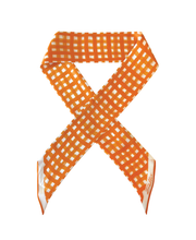 Load image into Gallery viewer, Tailgate Check Twilly in Orange