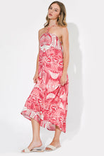 Load image into Gallery viewer, Adelyn Rae Anya O ring Halter Maxi Dress | Pink Multi