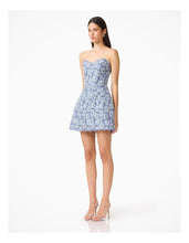 Load image into Gallery viewer, Elliatt Clarisse Tulip Mini Dress | Steel Blue