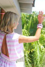 Load image into Gallery viewer, Dottie Hart Opal Open Back Top - Triana Shores Ticking