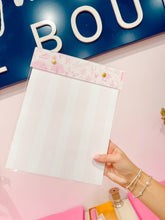 Load image into Gallery viewer, Pink Football Toile Notepad