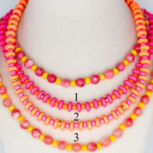 Load image into Gallery viewer, Smith &amp; Co Calypso Layers Necklace | Pink