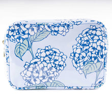 Load image into Gallery viewer, Hydrangea Stem Clear Coated Rectangular Cosmetic