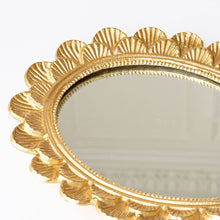 Load image into Gallery viewer, Scalloped Mirrored Tray