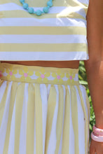 Load image into Gallery viewer, Dottie Hart Marni Maxi Skirt - South Florida Sunny Stripe