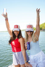 Load image into Gallery viewer, 1776 Blue and Red Stripe Hat
