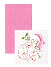 Load image into Gallery viewer, Pink Santa Napkin Gift Set