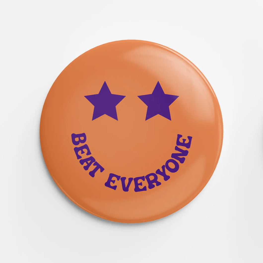 Orange & Purple Beat Everyone Button