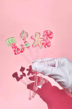 Load image into Gallery viewer, Taylor A Designs Holly Jolly Stir Sticks
