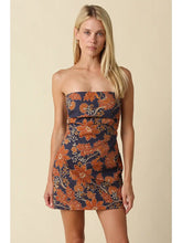 Load image into Gallery viewer, Mary Dress | Dark Navy Rust