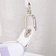 Load image into Gallery viewer, Nylon Mini Crossbody Bag | Black &amp; White Stripe