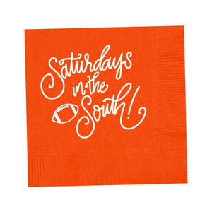 Saturdays in the South Game Day Napkins