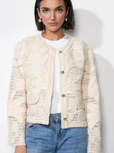 Load image into Gallery viewer, Greylin Sutton Open Crochet Cardigan | Cream