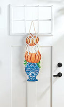 Load image into Gallery viewer, Mud Pie Pumpkin Topiary Door Hanger