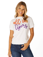 Load image into Gallery viewer, All In Tigers Glitter Script Top
