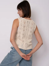 Load image into Gallery viewer, Sloane Sleeveless V-Neck Cardigan | Bone