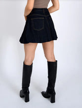 Load image into Gallery viewer, Badrisa Bubble Mini Denim Skirt