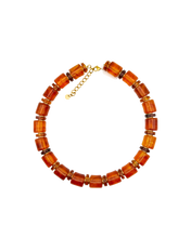 Load image into Gallery viewer, Tortoise Chunky Resin Necklace