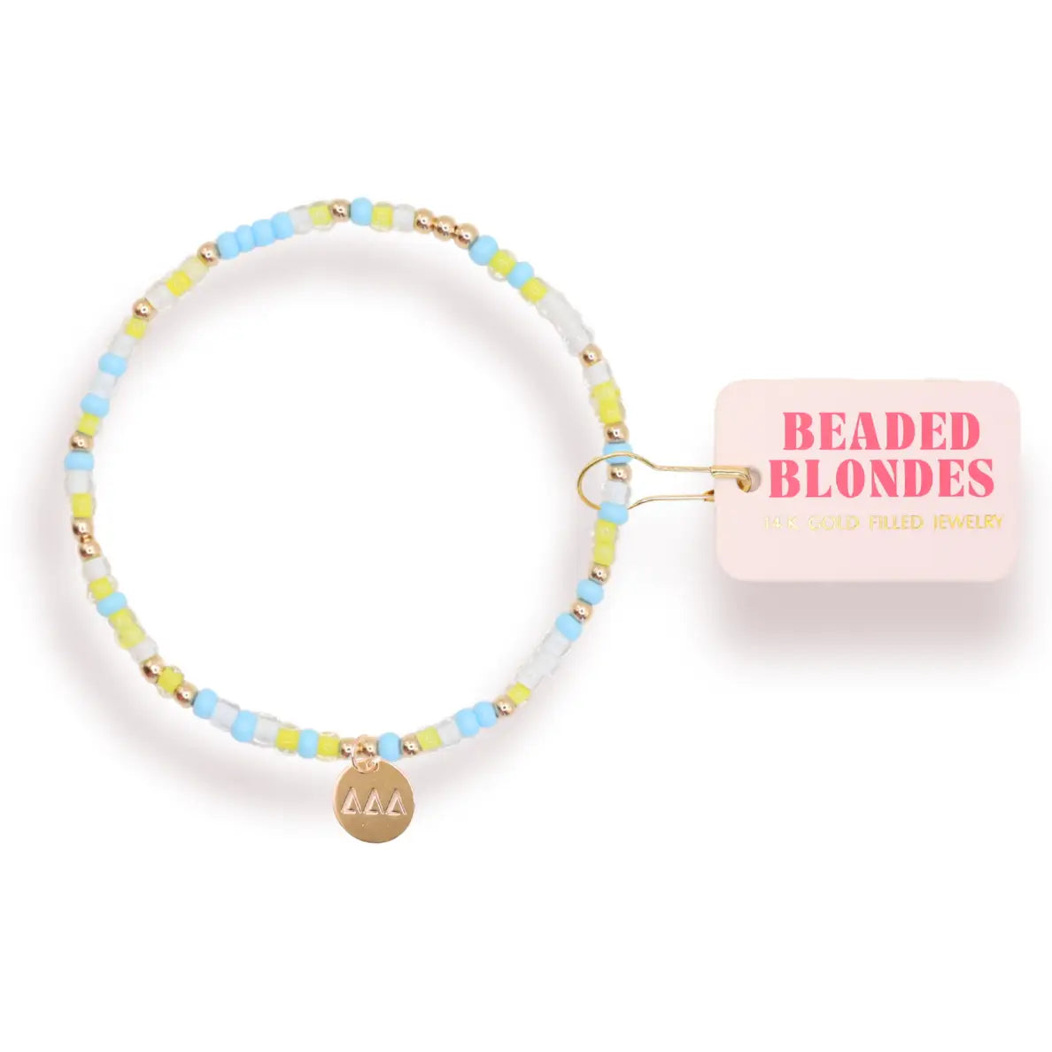 Beaded Blondes Sorority Sprinkle Charm Bracelet