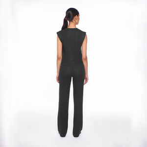 Peixoto Lena Knit Pants | Black Knit