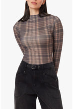Load image into Gallery viewer, Habitual Plaid Turtleneck Top | Ombre Plaid