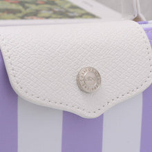 Load image into Gallery viewer, Nylon Mini Crossbody Bag | Lavender &amp; White Stripe