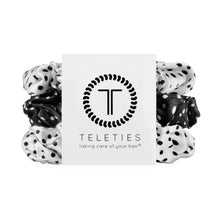 Load image into Gallery viewer, Teleties Polka Dot Party Large Silk Scrunchie