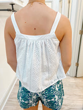 Load image into Gallery viewer, Greylin Vivi Cotton Eyelet Top