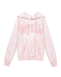 Boys Lie Pink Manhunt Racer Hoodie