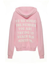 Load image into Gallery viewer, Boys Lie Pink 1-800 Revamped Racer Hoodie