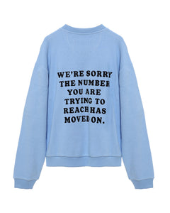 Boys Lie Blue 1-800 Revamped Kara Crewneck