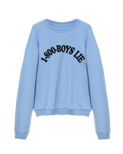 Load image into Gallery viewer, Boys Lie Blue 1-800 Revamped Kara Crewneck