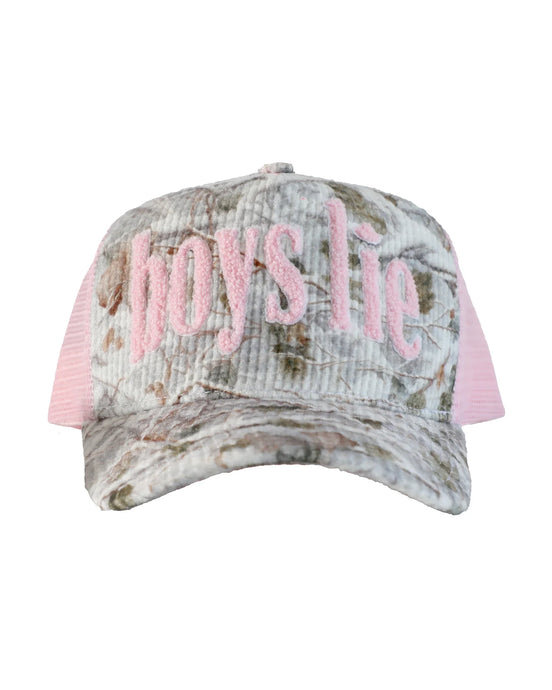 Boys Lie Rose Colored Trucker Hat