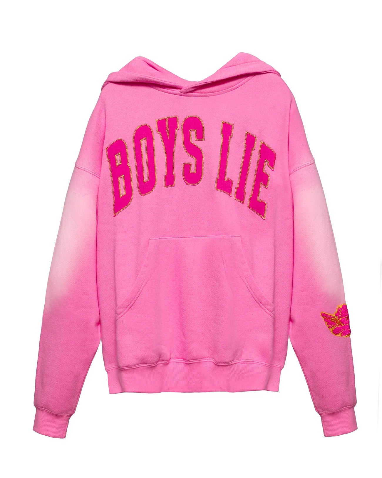 Boys lie pink hoodie sale