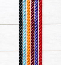 Load image into Gallery viewer, Acrylic Game Day Cord Necklace | Tiger on Orange