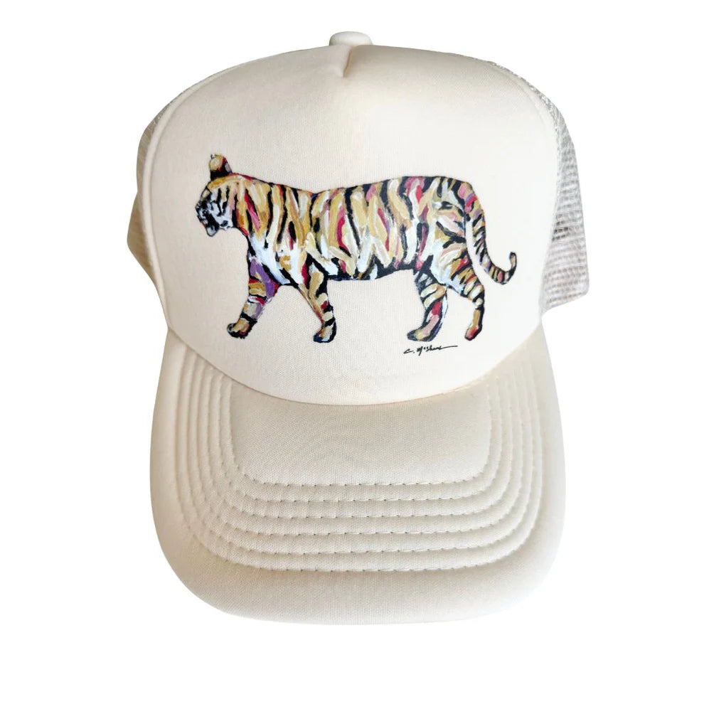 Chelsea McShane Cream Tiger Hat