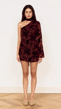 Load image into Gallery viewer, Mink Pink Anouk Velvet Scarf Mini Dress | Chocolate