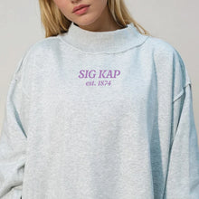 Load image into Gallery viewer, Sorority Mockneck