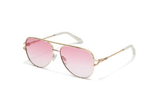 Load image into Gallery viewer, Quay High Key Twist Adorned Sunglasses | Gold/Light Peony