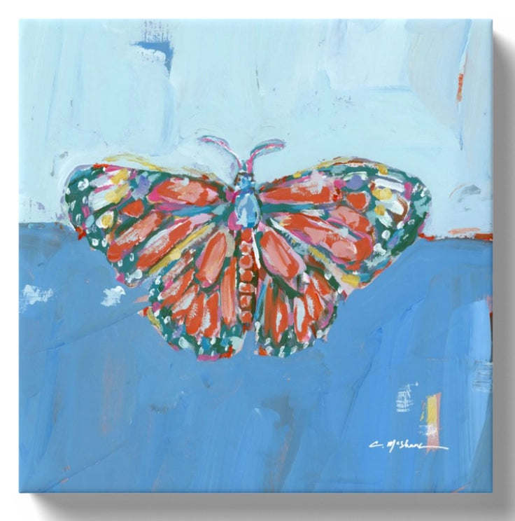 Butterfly Kisses III Canvas Print