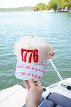 Load image into Gallery viewer, 1776 Blue and Red Stripe Hat