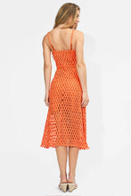 Load image into Gallery viewer, Adelyn Rae Karson Lace Midi Dress | Orange