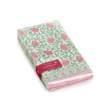 Load image into Gallery viewer, Floral Block Print Guest Towel