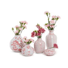 Load image into Gallery viewer, Pink Chinoiserie Bud Vase