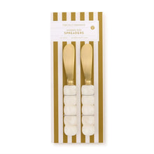 Load image into Gallery viewer, White Beaded Spreaders on Gift Card