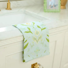 Load image into Gallery viewer, Laura Park Petal Garden Aqua Tea Towel