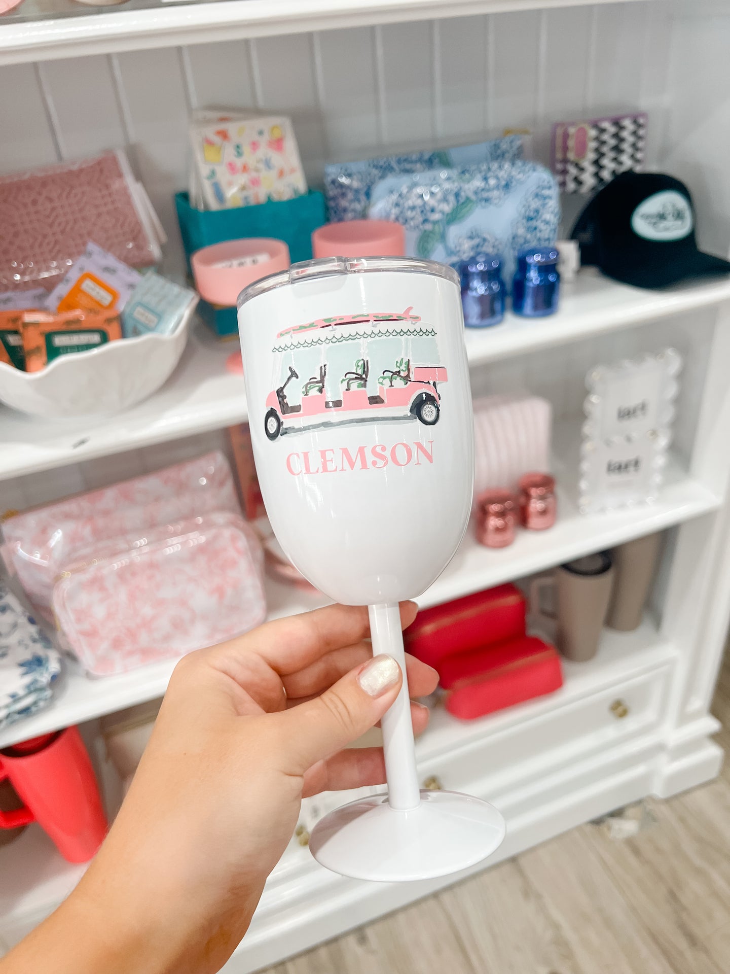 White Wine Goblet | Clemson