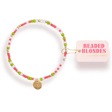 Load image into Gallery viewer, Beaded Blondes Sorority Sprinkle Charm Bracelet