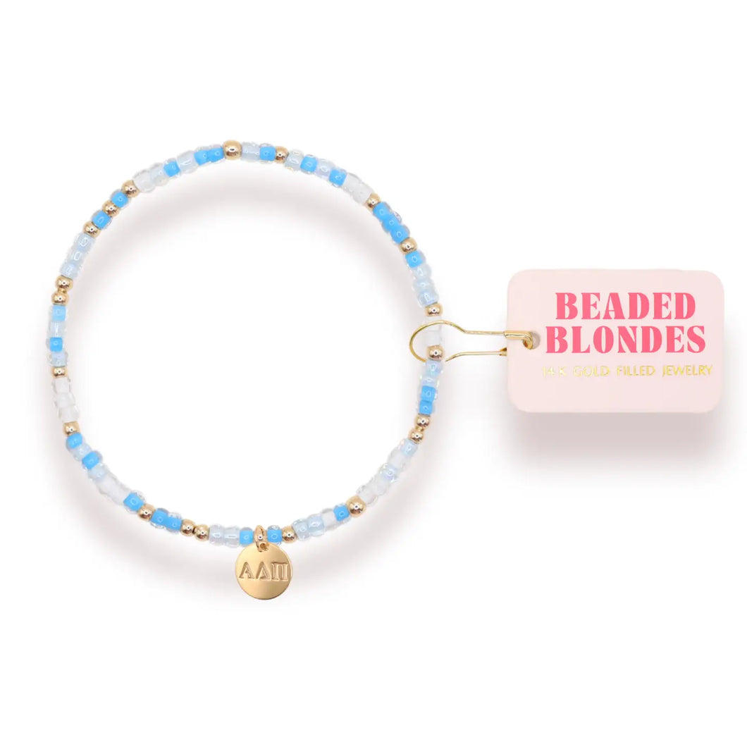 Beaded Blondes Sorority Sprinkle Charm Bracelet